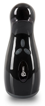 Masturbator Rebel cu 3 funcții de vibrație și încălzire, 20 cm, USB