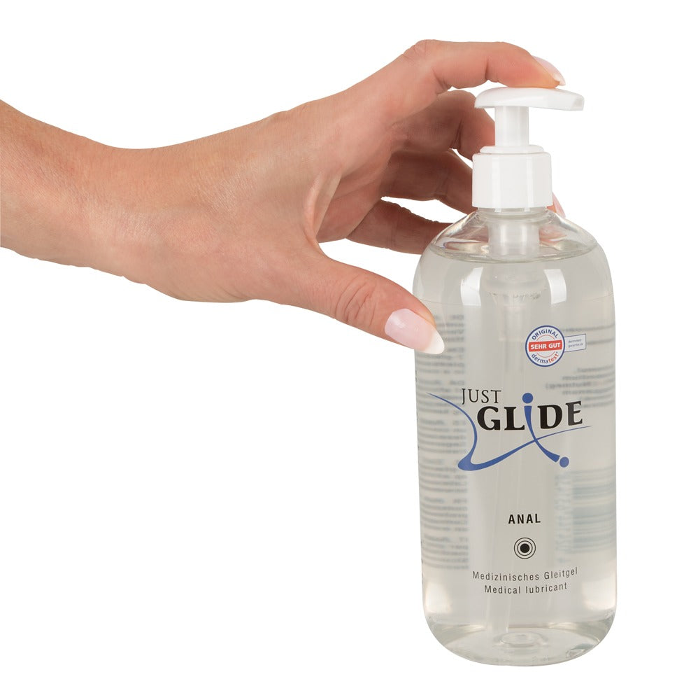 Lubrifiant anal pe bază de apă Just Glide 500 ml