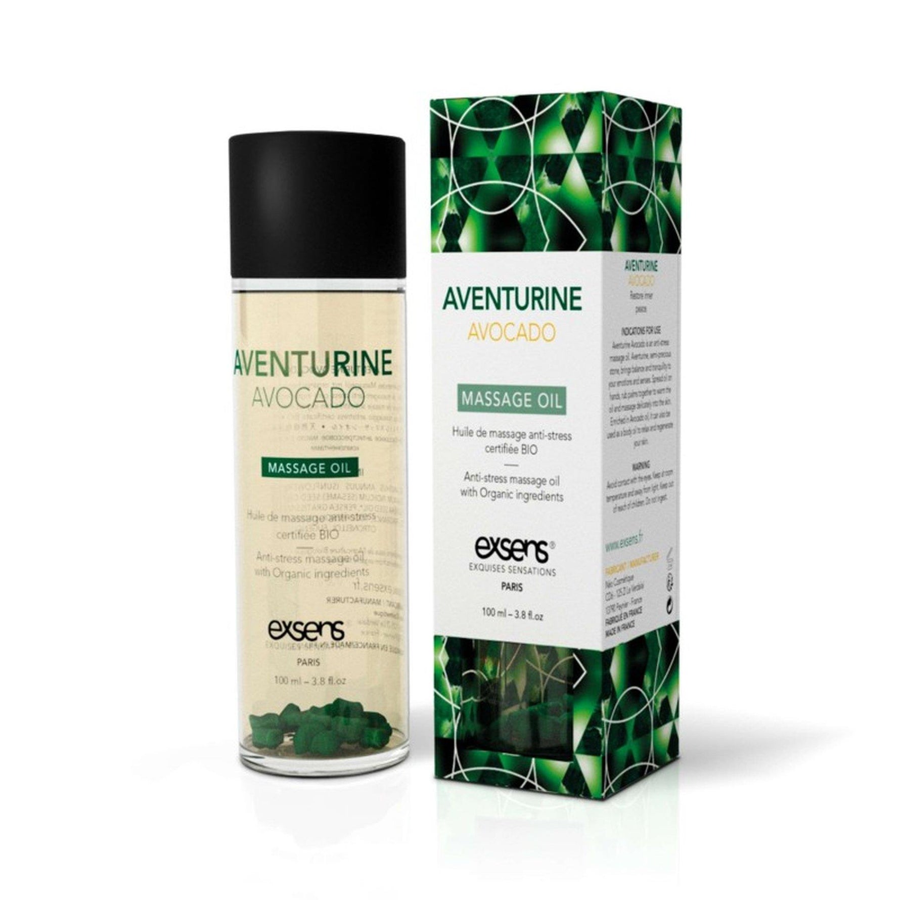 Ulei de masaj Exsens Aventurine cu avocado 100 ml