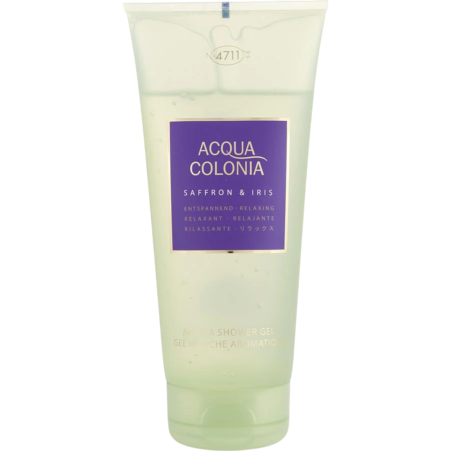 4711, Acqua Colonia, Colonia Șofran și Iris, Hidratant, Gel de duș, Toate tipurile de piele, 200 ml