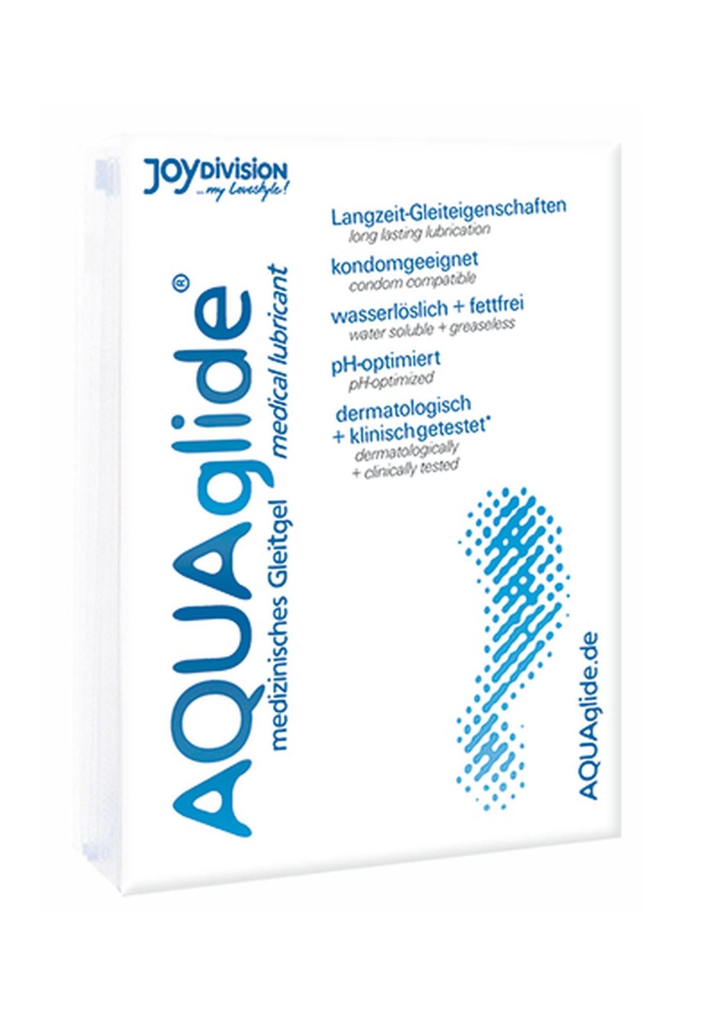 Gel hidratant pe bază de apă AQUAglide JoyDivision 6 porții 3ml