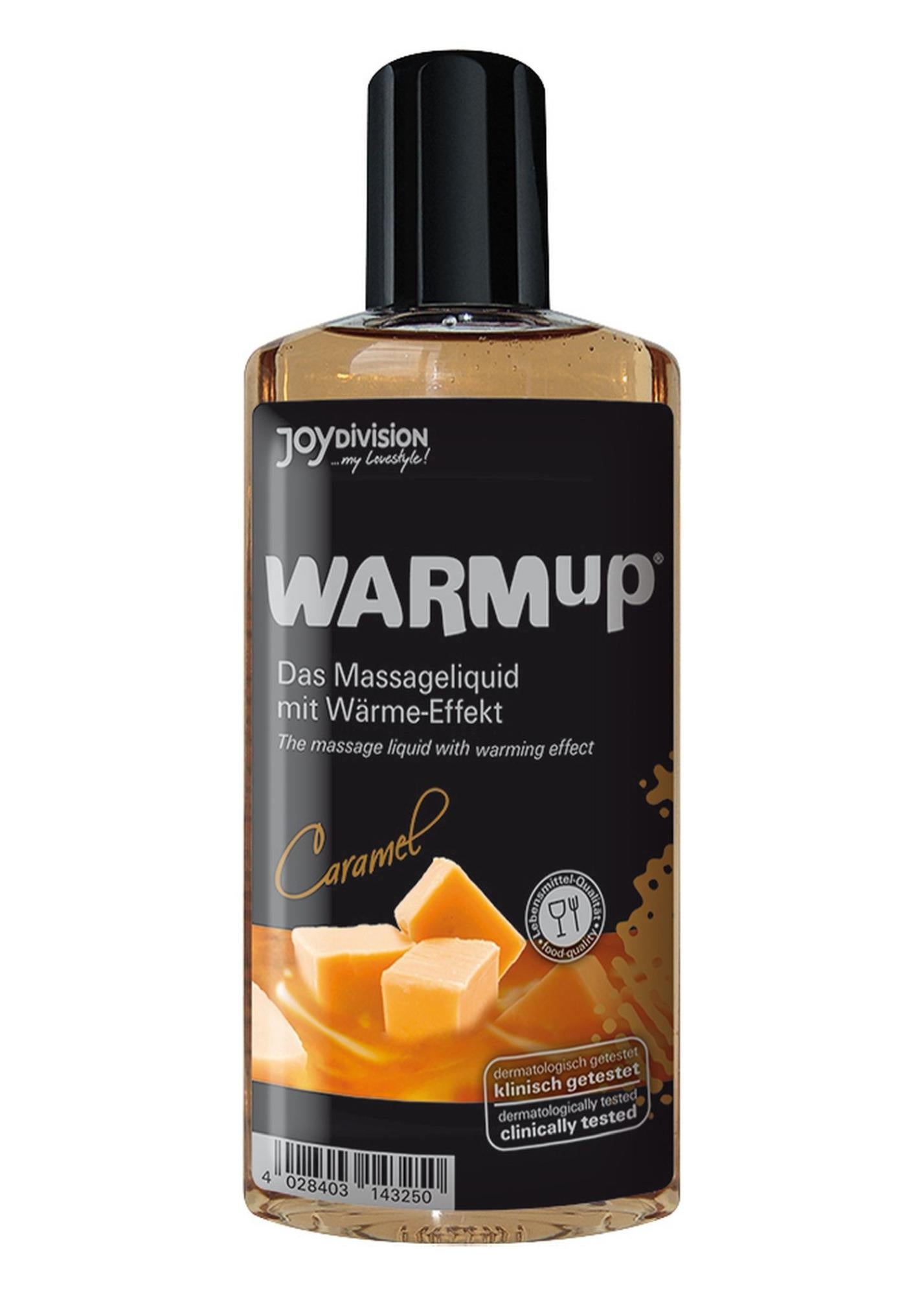 Ulei de masaj încălzitor cu caramel JoyDivision WARMup 150 ml