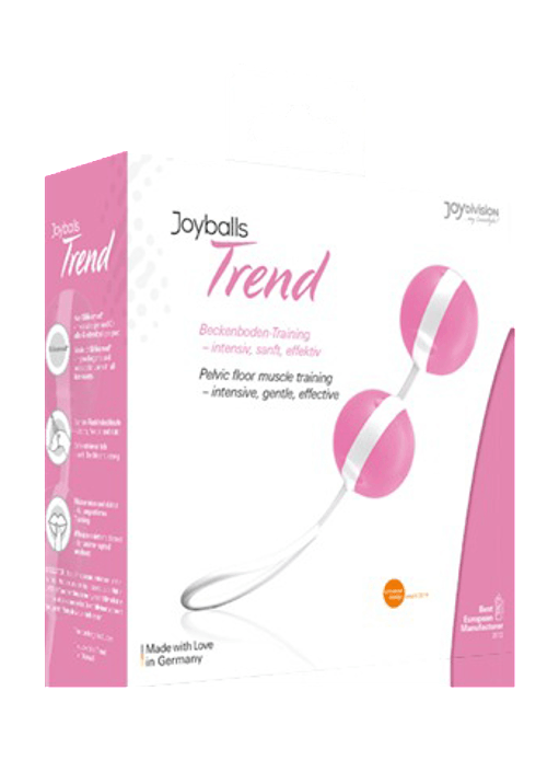 Bile de gheișă din silicon Joyballs Trend roz și albe
