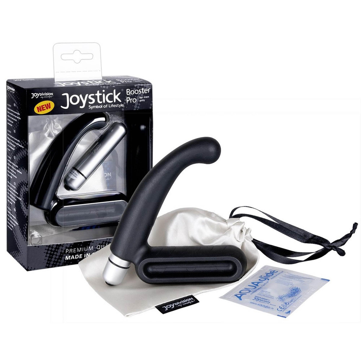 JoyDivision Prostate Booster Pro Vibrator Masaj Prostată Negru 13 cm