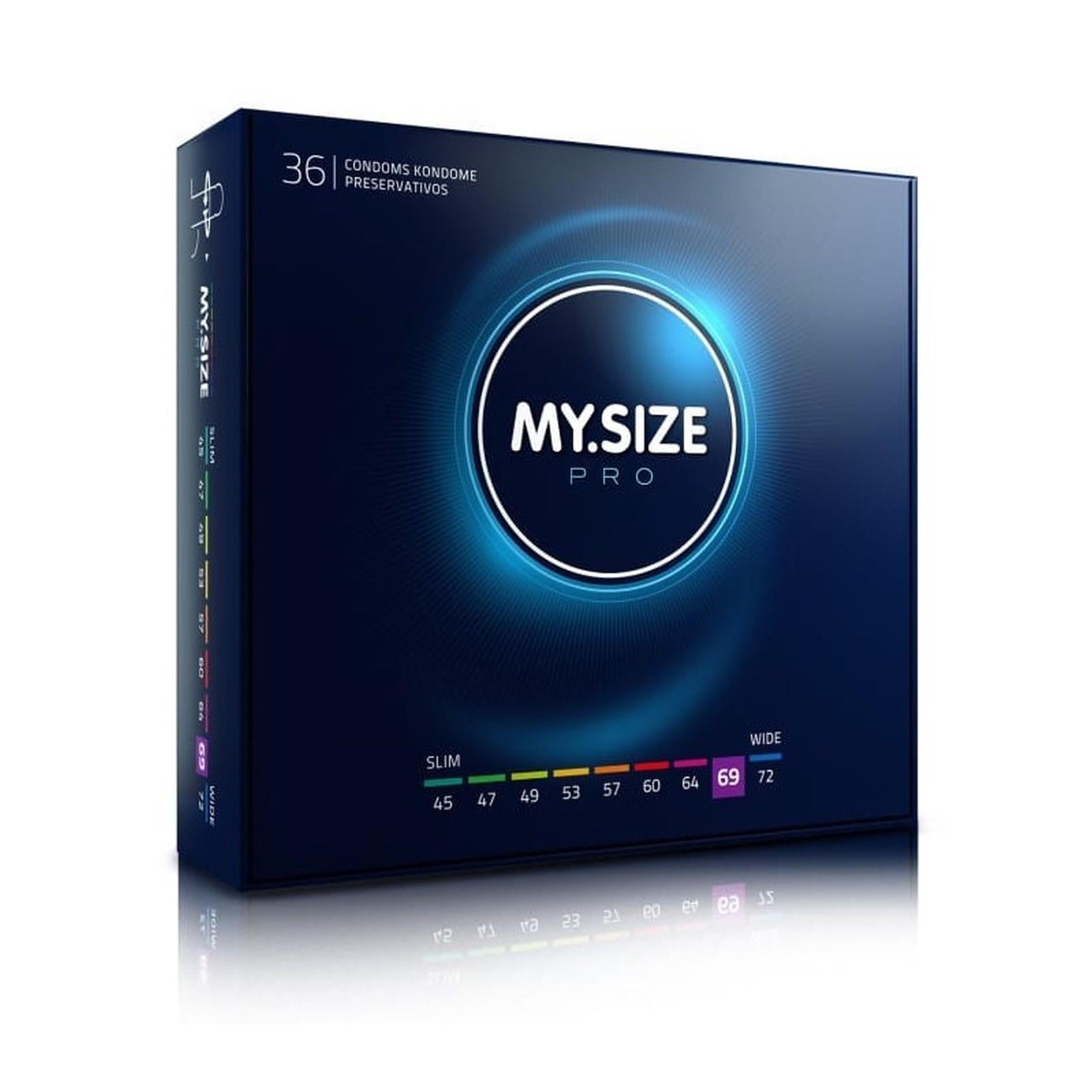 Prezervative subțiri XXL MY.SIZE PRO 69 transparente