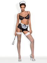 Costum de servitoare Maidme Obsessive, set de 5 piese, L/XL