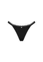 Maderris Obsessive tanga din dantelă negru M/L