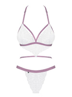 Body din dantelă Lilyanne Obsessive, alb, mărime M/M