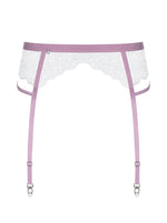 Portjartier Obsessive Lilyanne Alb L/XL