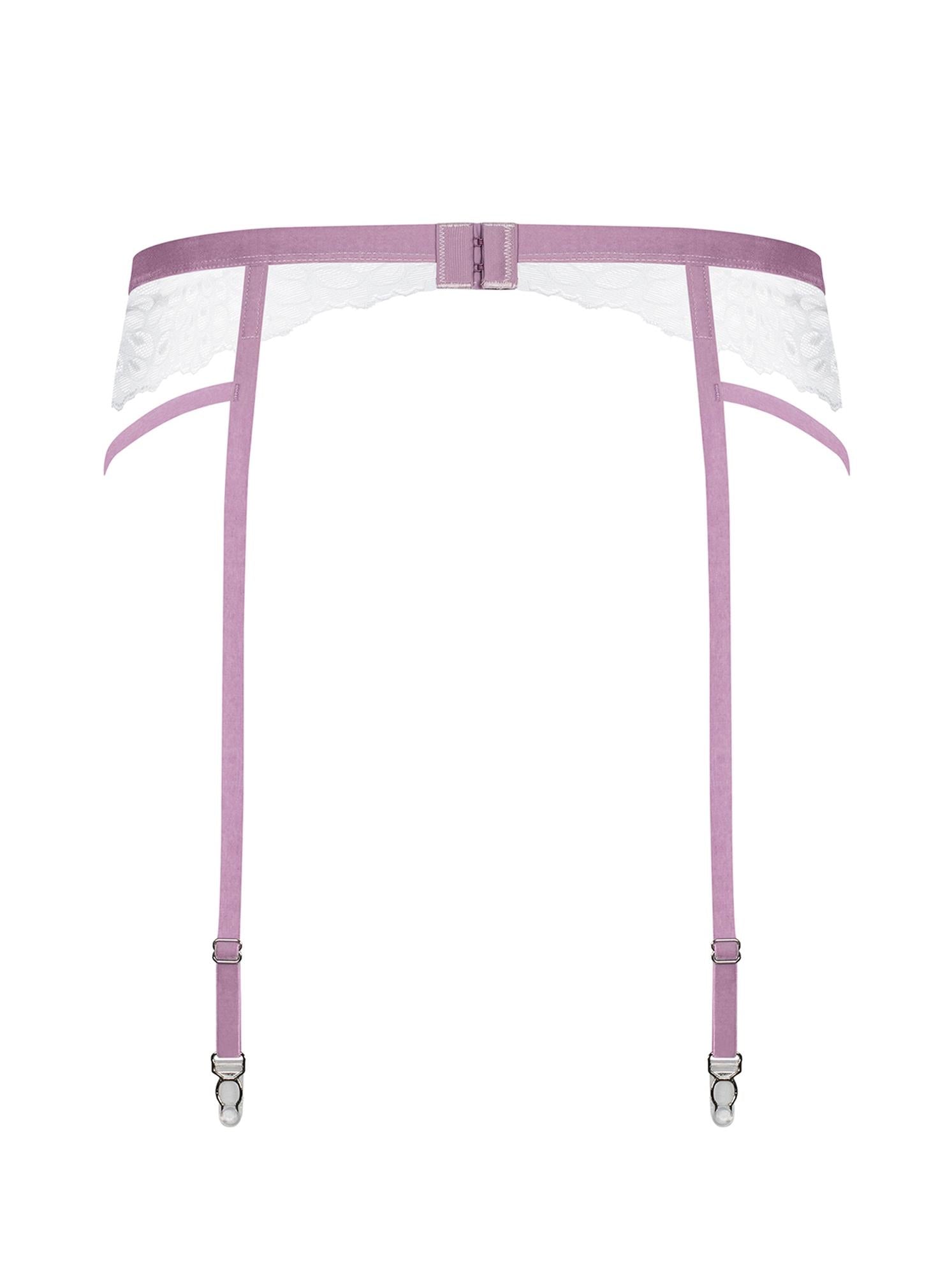 Portjartier Obsessive Lilyanne Alb L/XL