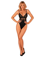 Body Obsessive Maderris din dantelă, negru, XS/S