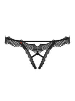 Bravelle Obsessive Open Thong Negru L/XL