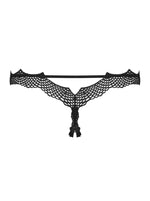 Bravelle Obsessive Open Thong Negru L/XL