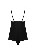 Set lenjerie intimă Obsessive Bella Rou negru M/L
