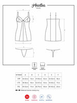 Heartina Obsessive cămașă roșie cu tanga L XL