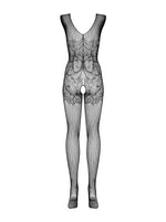 Body transparent Obsessive F234 cu decupaj între picioare, mărime SML
