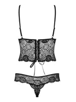 Body din dantelă Alluria Obsessive M/M