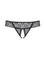 Shibu Obsessive tanga deschis negru S/M