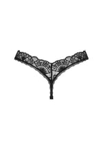 Donna Dream Obsessive Tanga din dantelă Negru XL/2XL