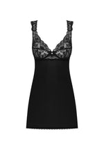Babydoll Donna Dream cu tanga Obsessive negru XL/2XL