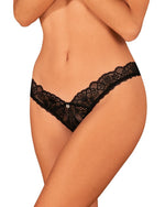 Donna Dream Obsessive tanga deschis negru M/L