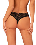 Donna Dream Obsessive tanga deschis negru M/L