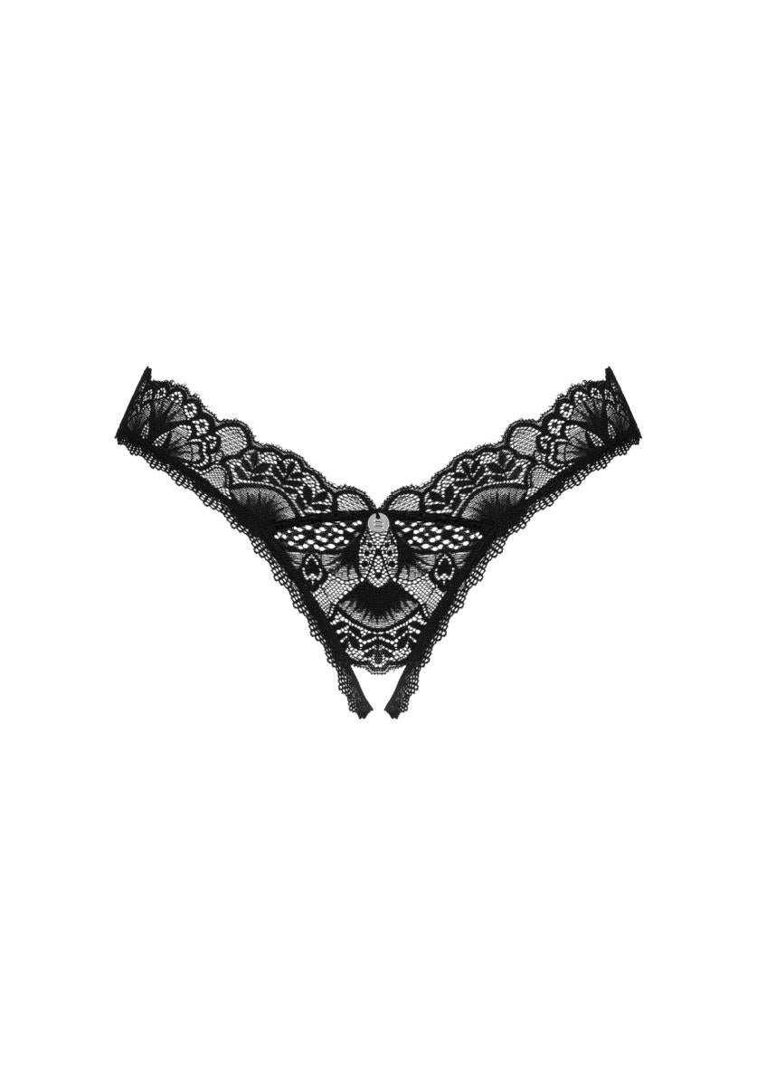 Donna Dream Obsessive tanga deschis negru M/L