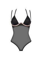 Body erotic Selinne Obsessive negru XS/S