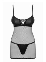 Obsessive Rebella cămașă și tanga neagră L/XL