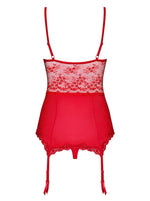 Corset și tanga Lovica Obsessive roșu M/M