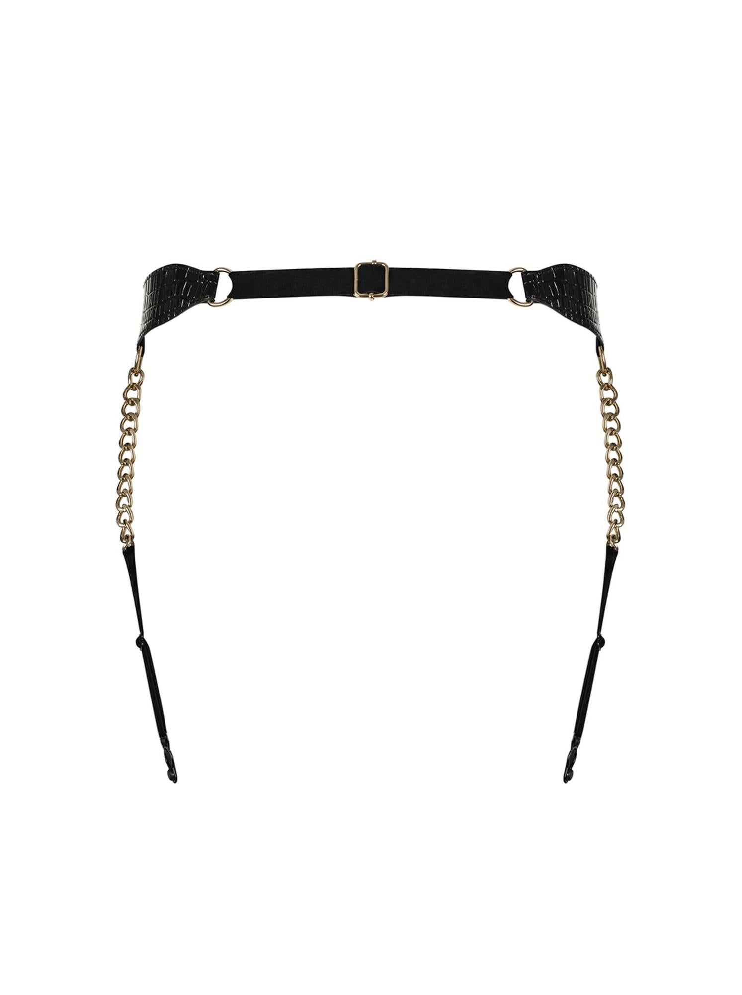 Portjartier Obsessive A767 negru XL/XXL