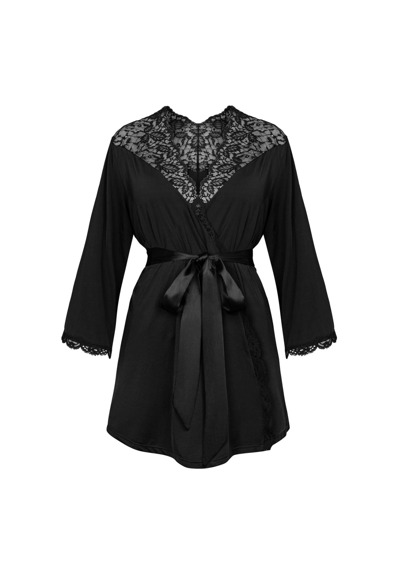Degeaba Obsessive Bellastia din dantelă neagră XL/2XL