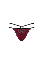 Obsessive Sugestina chiloți deschiși bordo L XL