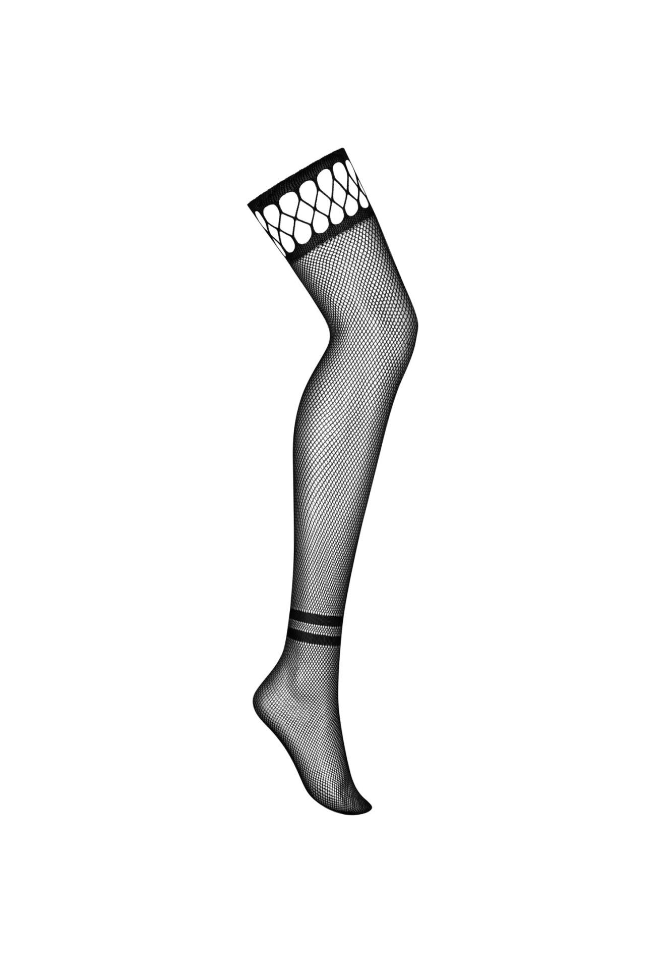 Ciorapi negri din plasă Obsessive S826 S/M/L
