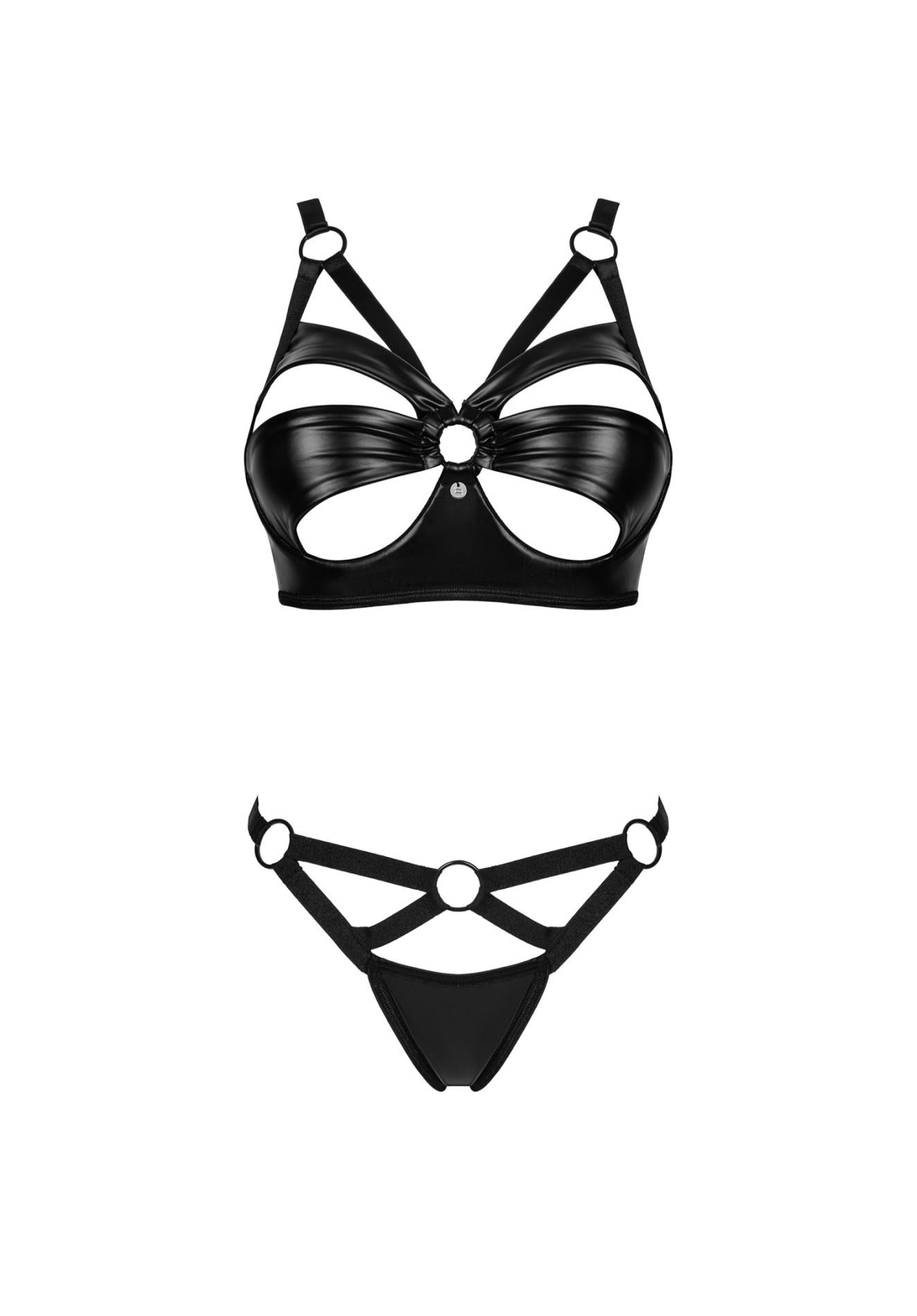 Set lenjerie intimă Obsessive Armares negru XS/S