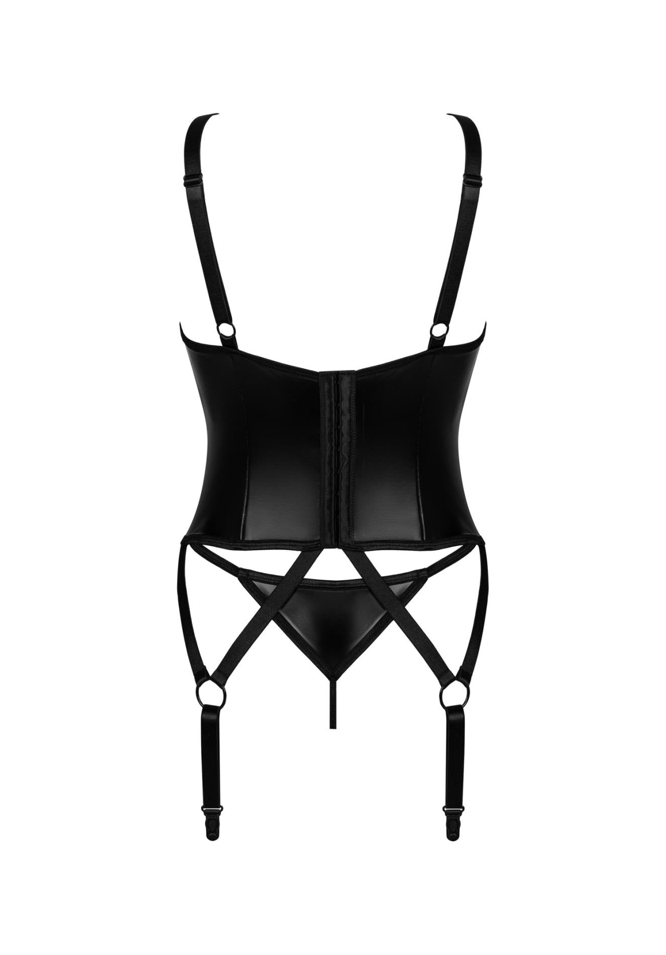 Corset și tanga Armares Obsessive Negru XL 2XL