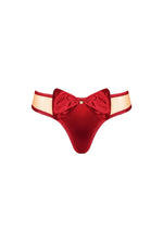 Rubinesa Obsessive tanga roșu cu fundă L/XL