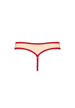 Rubinesa Obsessive tanga roșu cu fundă L/XL