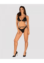 Set lenjerie intimă Cobra Nive Obsessive negru L/XL