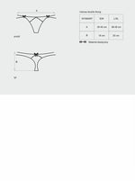 Obsessive Intensa Lace Double Thong S/M