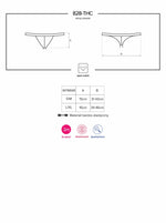 Obsessive tanga cu dantelă deschisă S/M