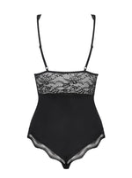 Body din dantelă Luvae Obsessive, negru, L/XL