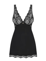Luvae Obsessive Babydoll și tanga negru L/XL