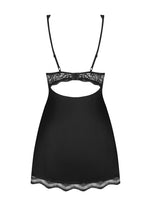 Luvae Obsessive Babydoll și tanga negru L/XL