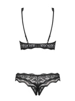 Set lenjerie intimă Luvae Obsessive negru L/XL