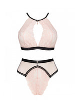 Set lenjerie intimă din dantelă Lilines Obsessive L/XL