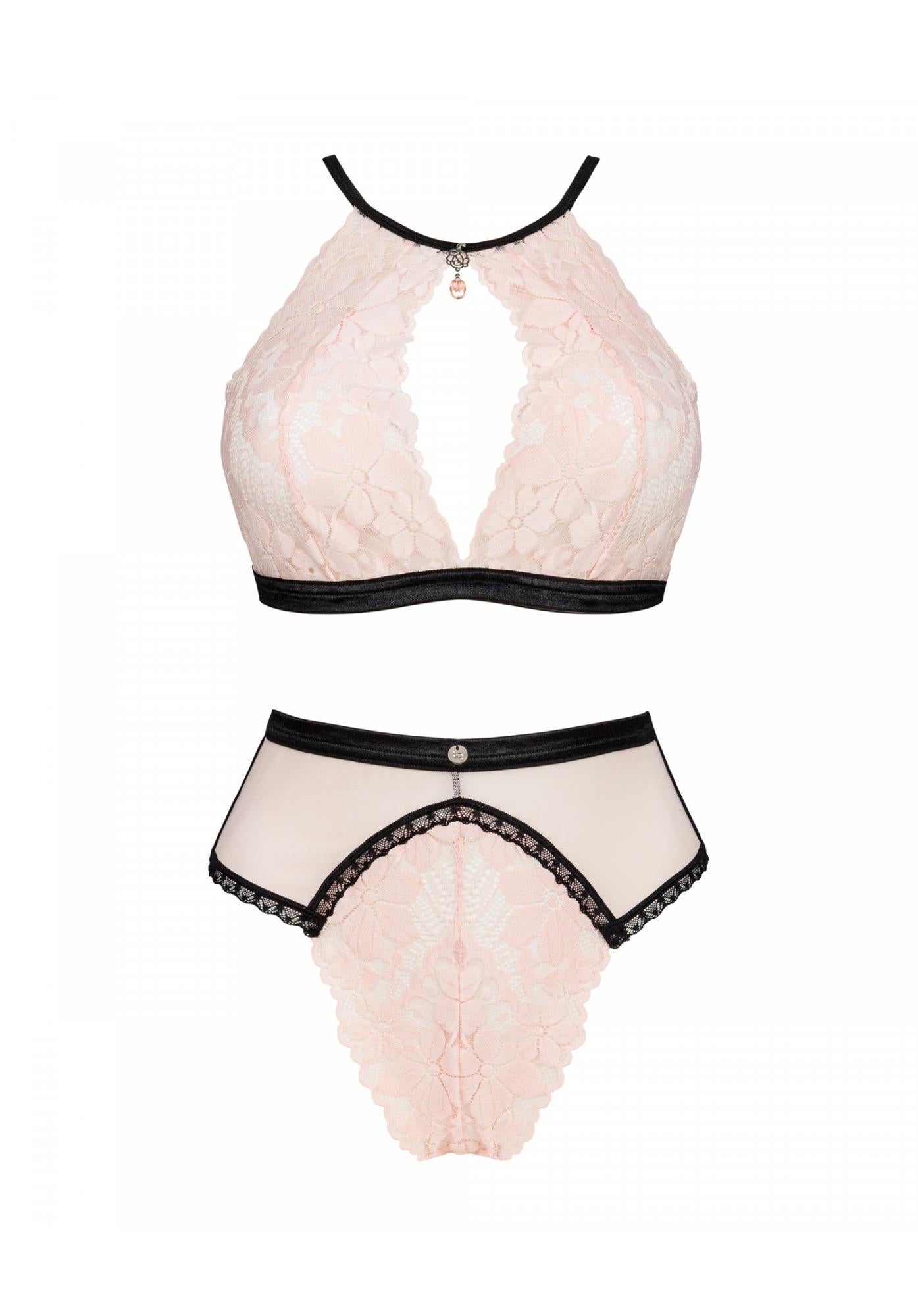 Set lenjerie intimă din dantelă Lilines Obsessive L/XL