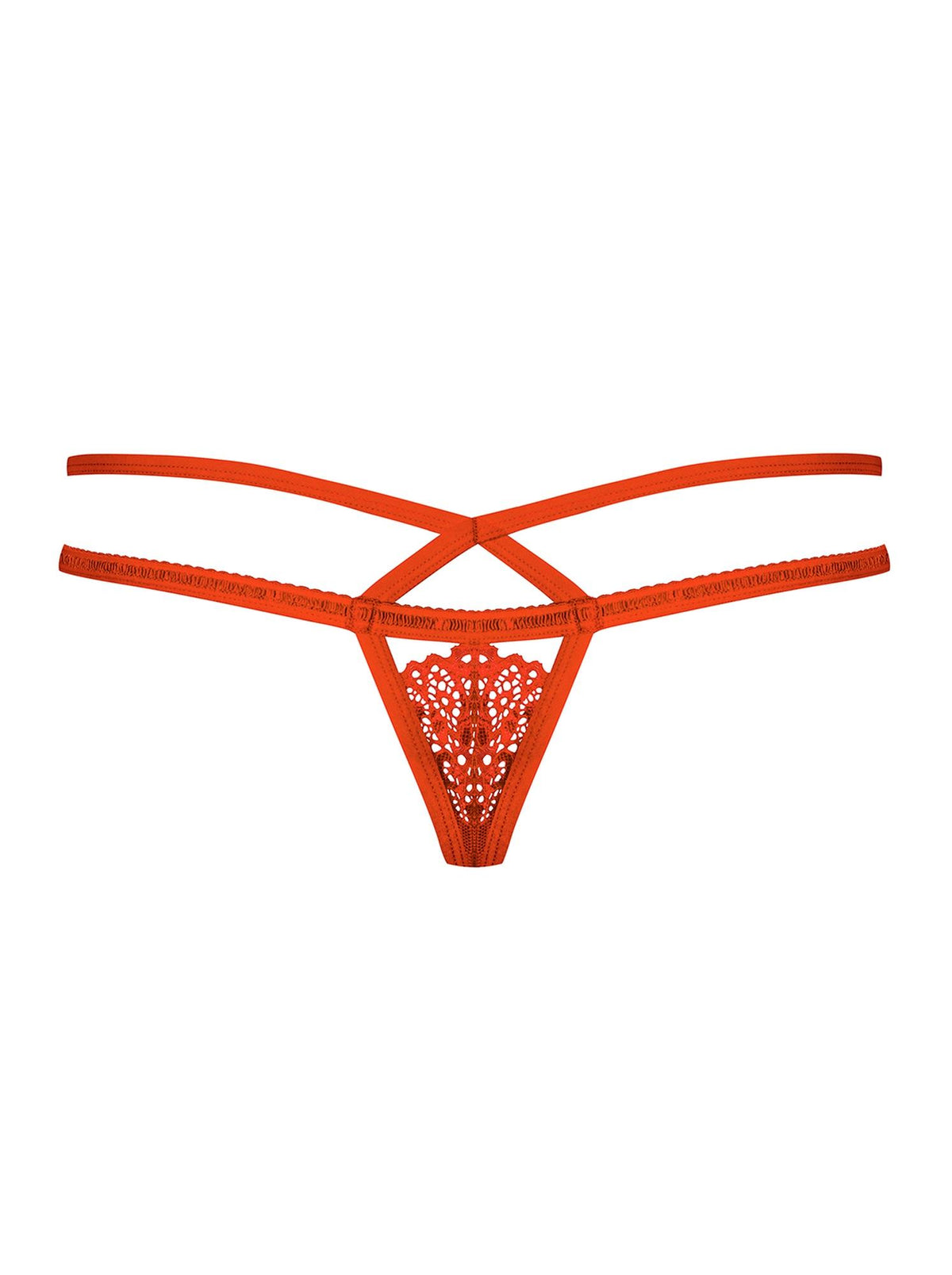 Tanga Obsessive cu fundă și decolteu S/M
