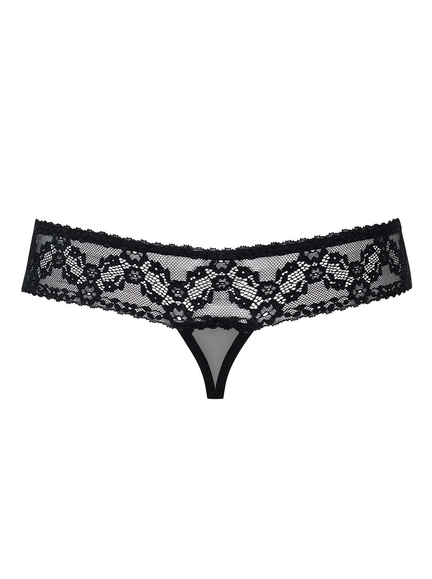 Obsessive tanga cu dantelă deschisă S/M