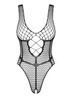 Body erotic Obsessive din plasă cu deschidere între picioare S/M/L